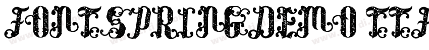 FONTSPRINGDEMO TTFor字体转换